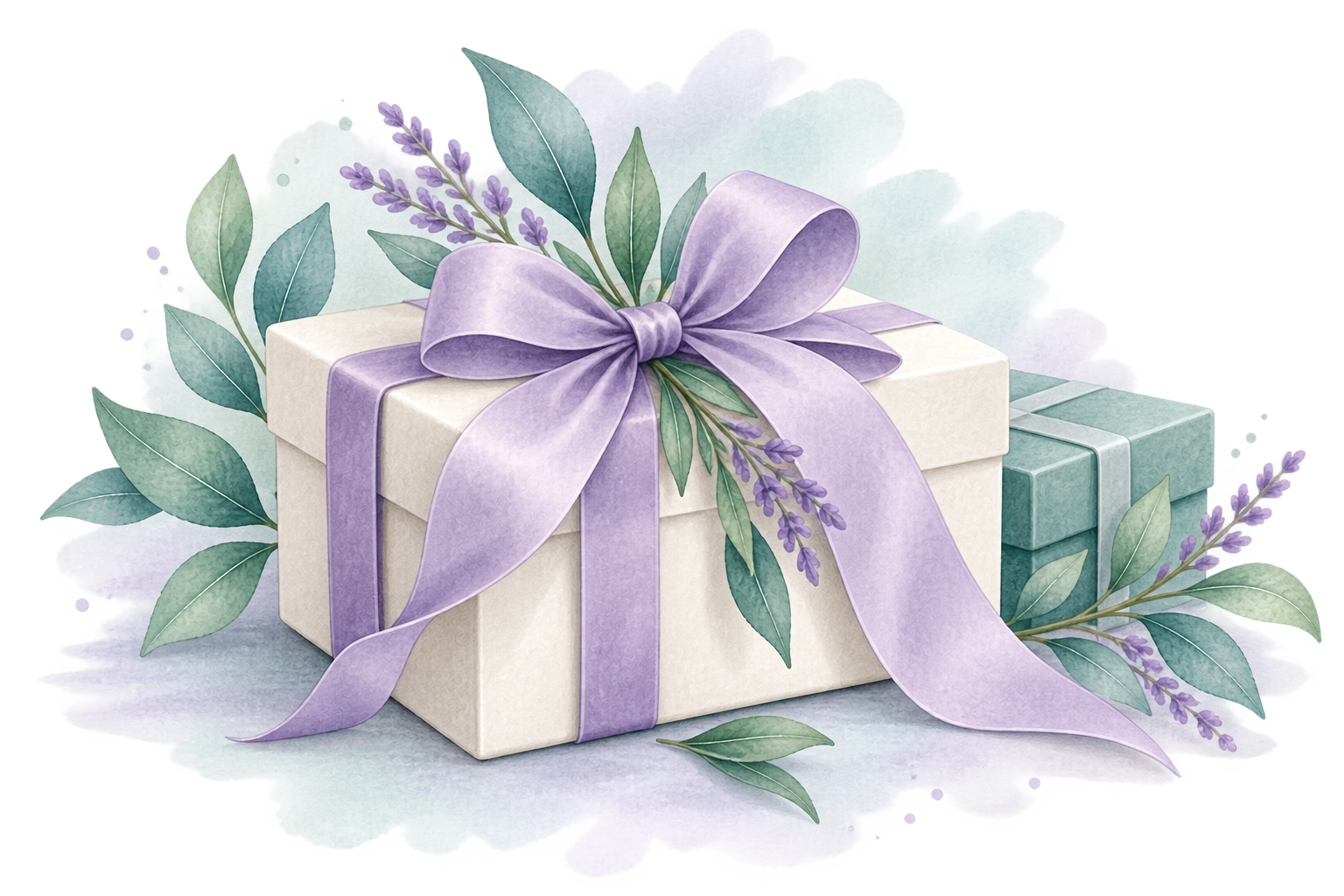 Elegant wrapped gift box representing the Quitired shop